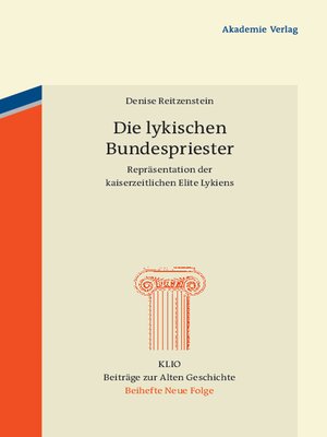 cover image of Die lykischen Bundespriester
